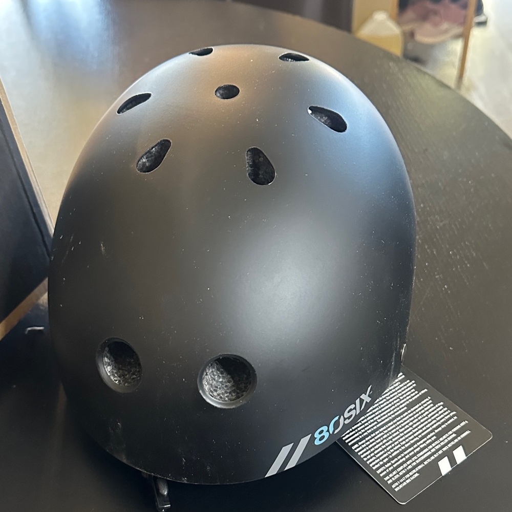 Black Skate Helmet